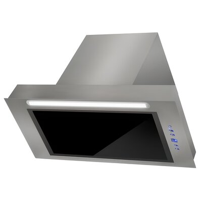Okap AFRELLI AW-10 Piano 60 Inox/czarne szkło 439m3/h 59dB klasa A Timer