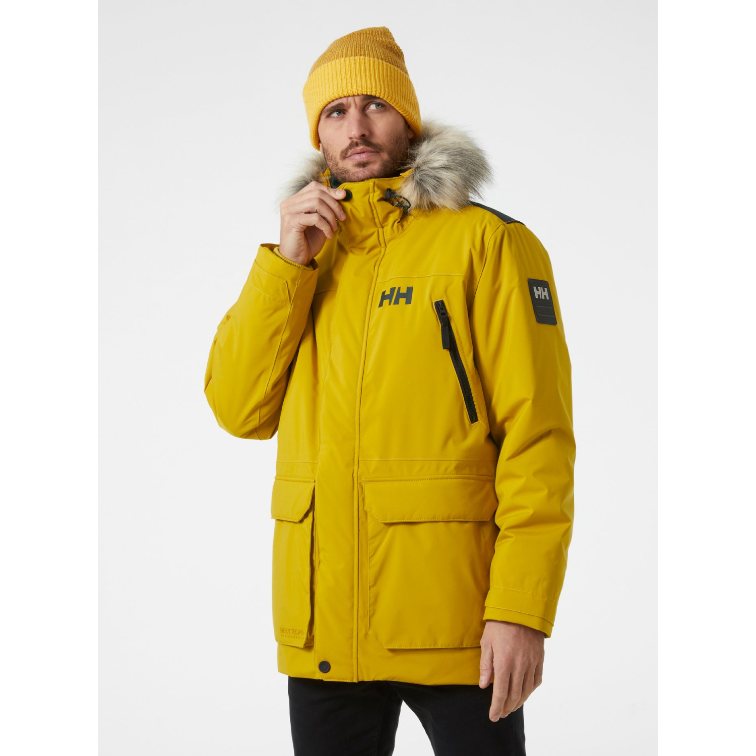 Męska kurtka Helly Hansen Reine Parka straw - XL