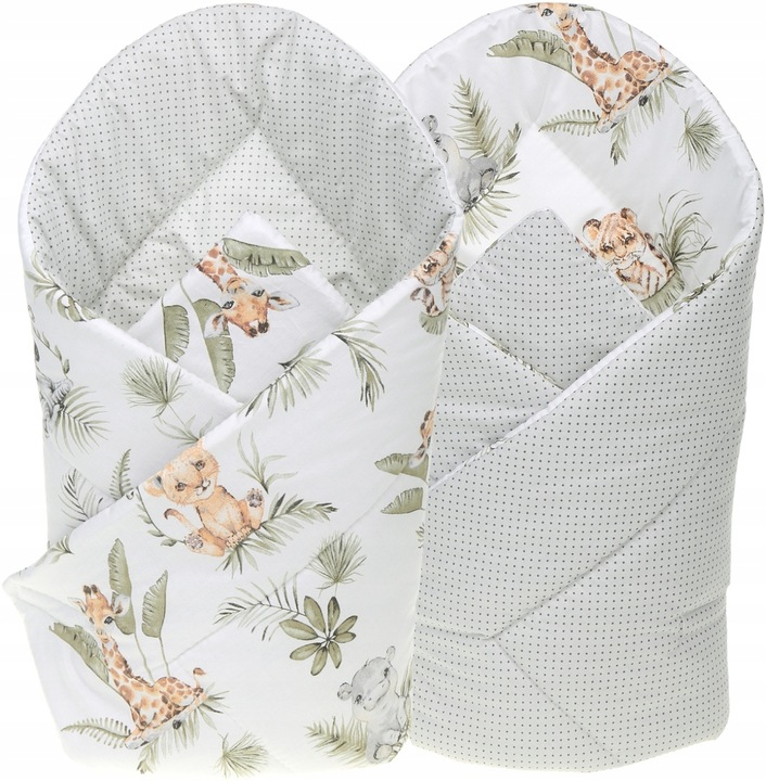 Babymam becik rożek niemowlęcy bawełna dwustronny