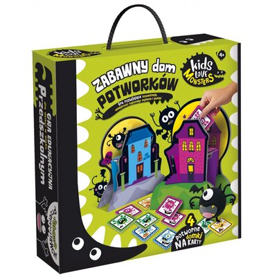 Gra edukacyjna LISCIANI Kids Love Monsters Zabawny dom potworków 304-PL82704