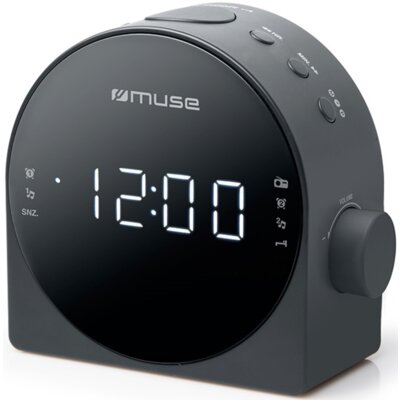 Radiobudzik MUSE M-185 CDB Czarny