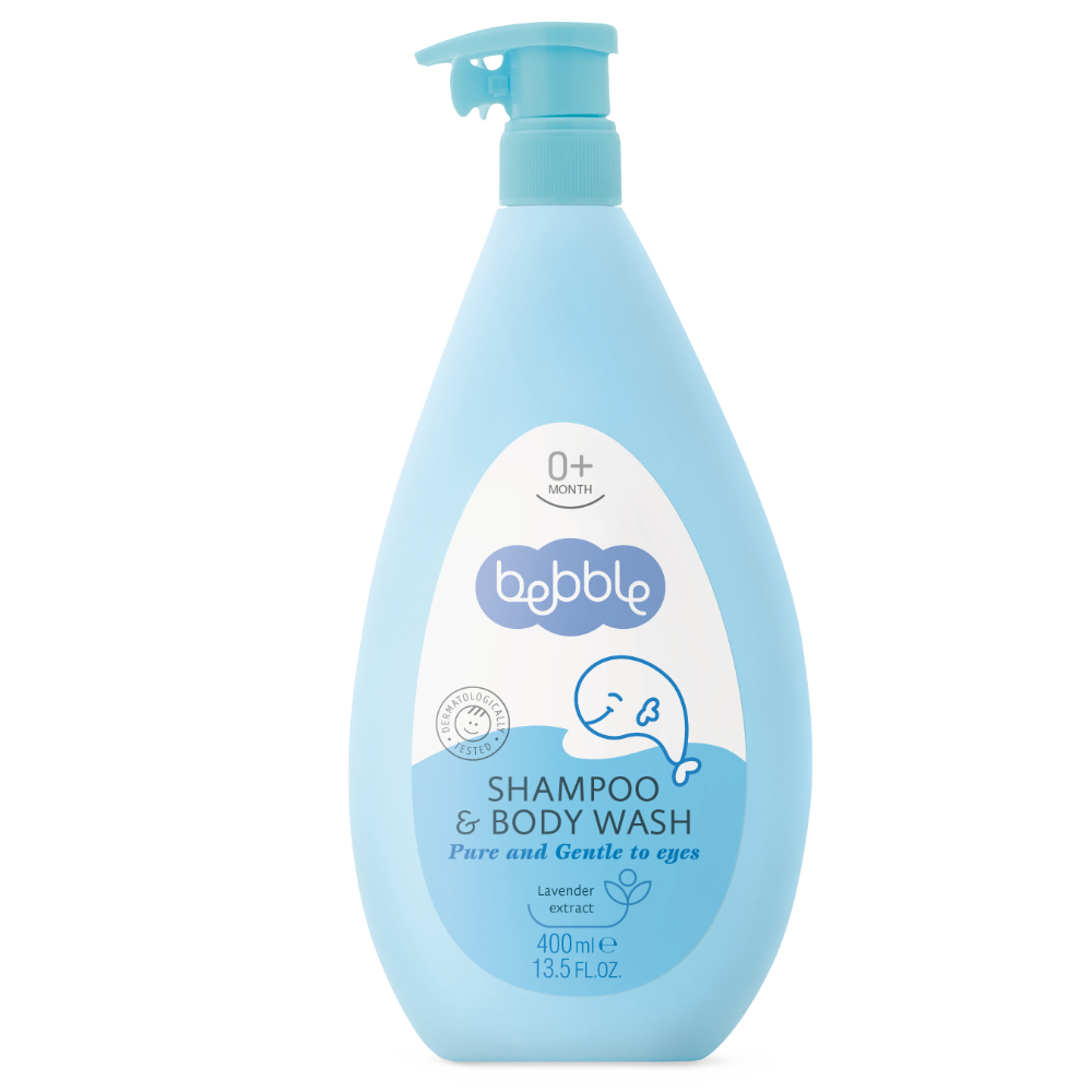 Bebble szampon i żel do mycia ciała 2w1, 400 ml