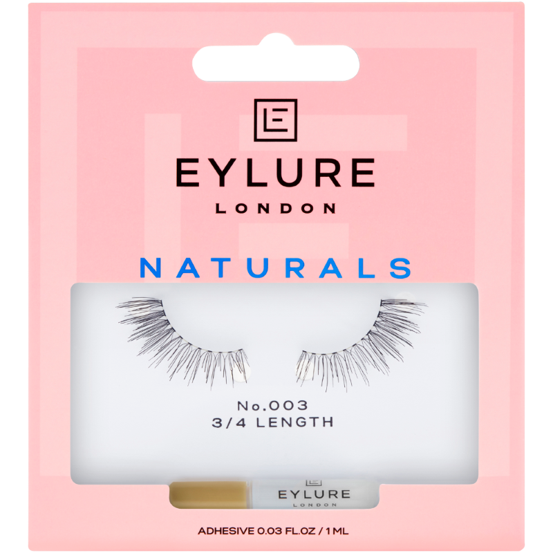 Eylure Naturals sztuczne rzęsy z klejem 003, 2 szt./1 opak.