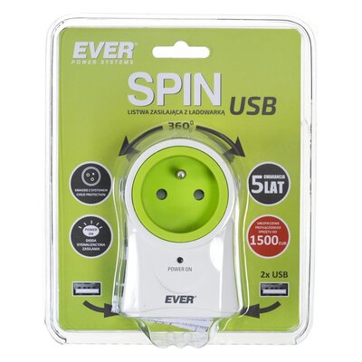 Gniazdo EVER T LZ10-SPI000 0000 (USB)