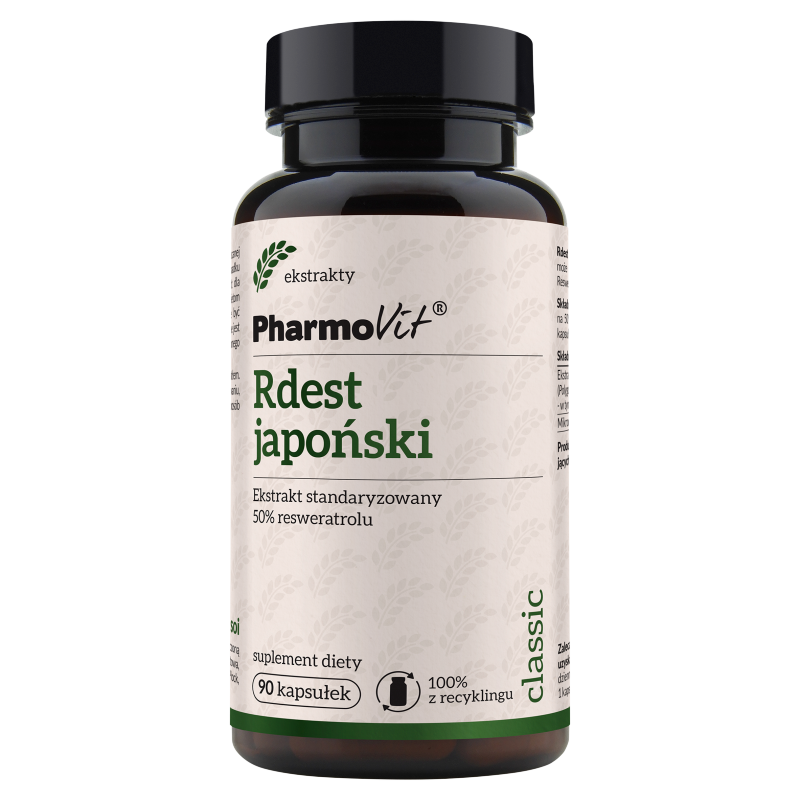 Rdest japoński Pharmovit, suplement diety, 90 kapsułek