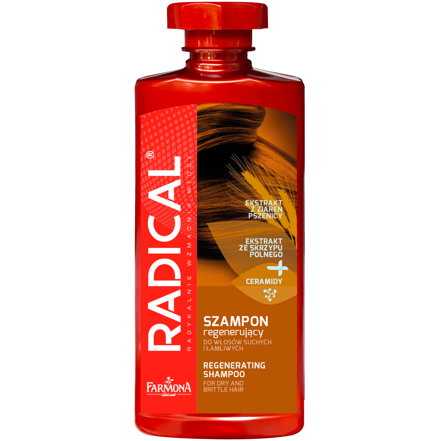 Radical Regenerujący szampon regenerujący do włosów suchych i łamliwych, 400 ml