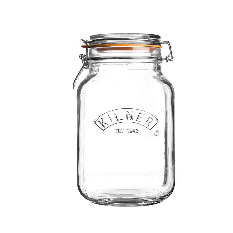 Kilner - Słoik 1,5l Square Clip Top Jar
