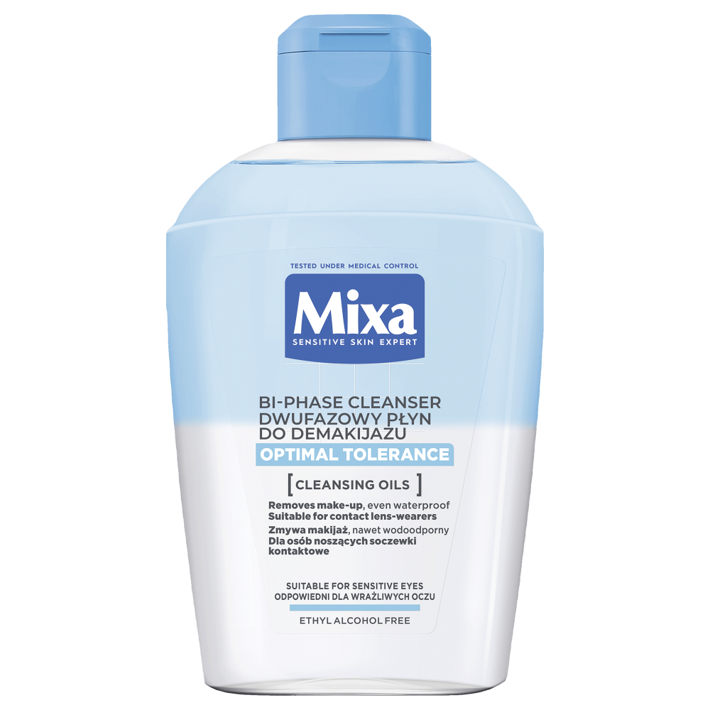 Mixa Expert skóry wrażliwej dwufazowy płyn do demakijażu, 125 ml