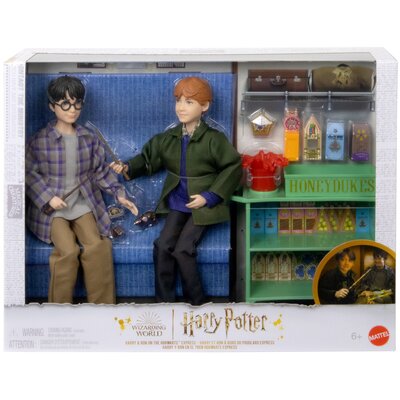 Lalka HARRY POTTER - DOLLS Harry Potter Harry i Ron w Ekspresie do Hogwartu HND79