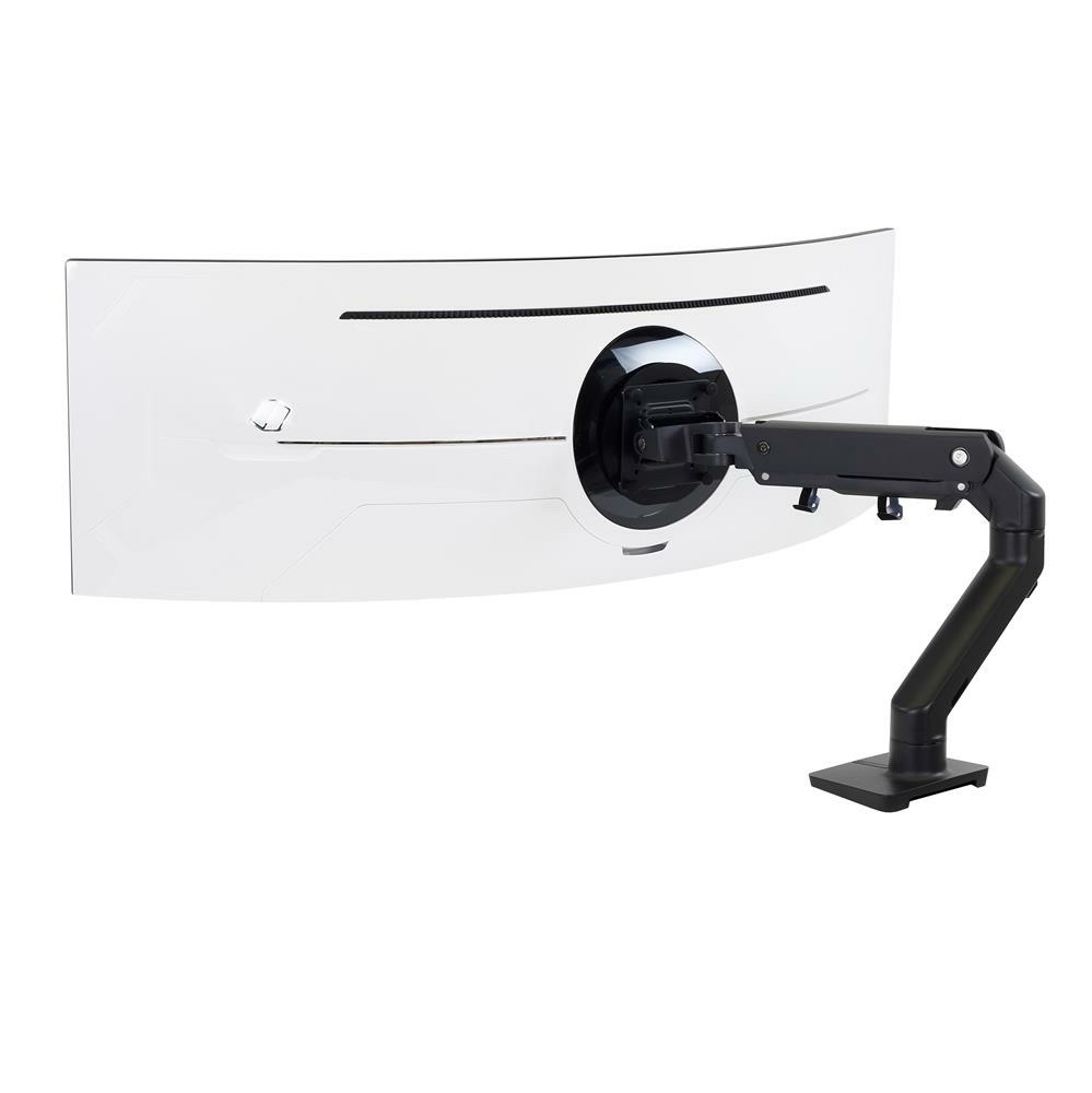 Ergotron HX Desk Monitor Arm with HD Pivot Czarny - uchwyt biurowy do monitorów panoramicznych