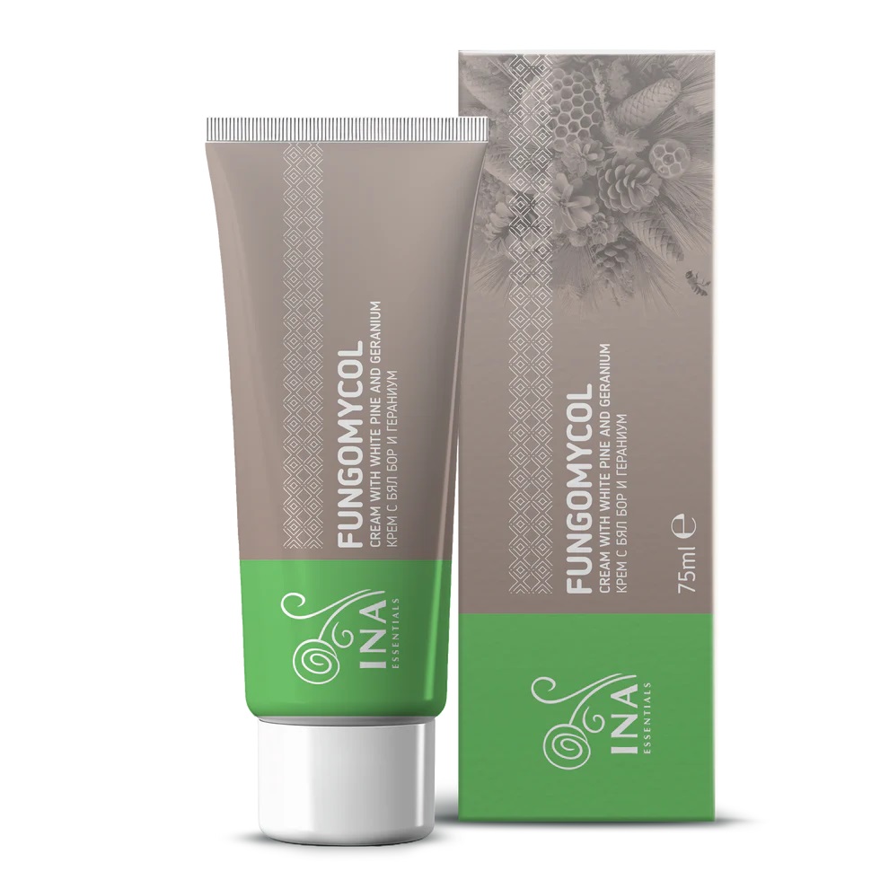 INA ESSENTIALS Fungomycol krem przeciw grzybicy paznokci i suchej popękanej skórze, 75 ml