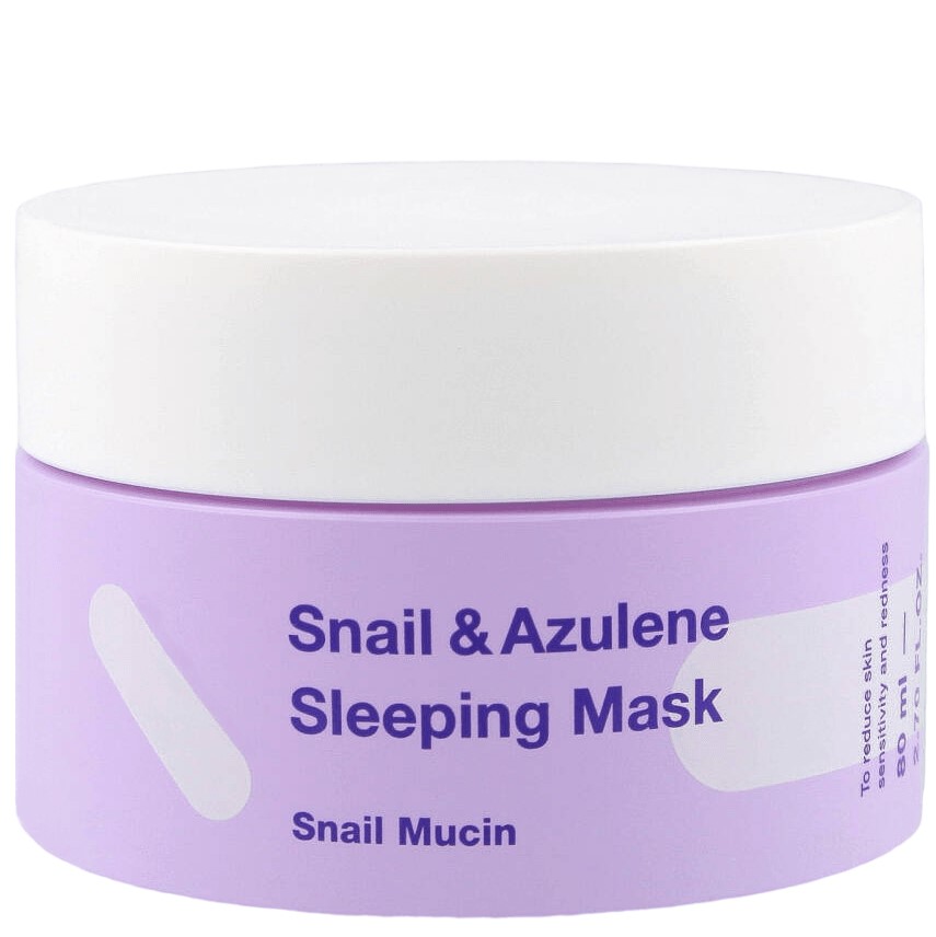Tiam Snail & Azulene całonocna maska do twarzy, 80 ml