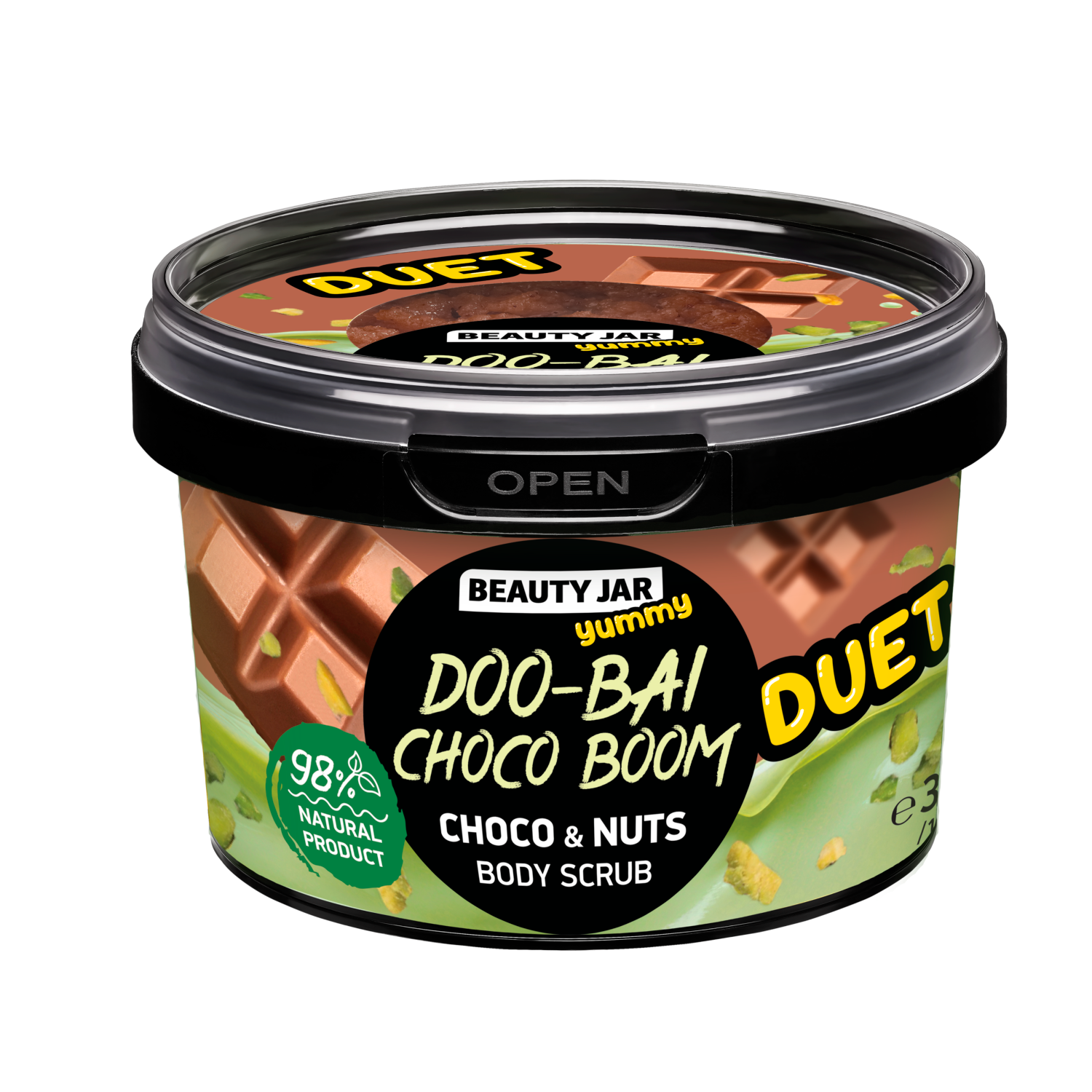 Beauty Jar Doo-Bai Choco Boom peeling do ciała, 360 g