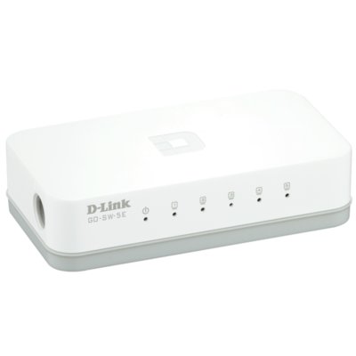 Switch D-LINK GO-SW-5E Fast Ethernet, 5 portów, Zarządzalny