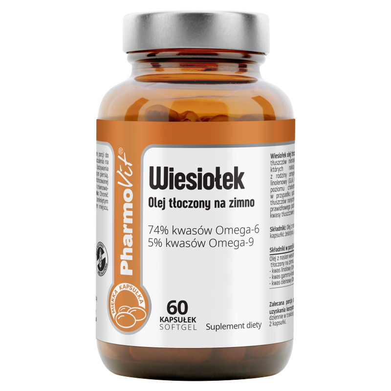 Pharmovit Wiesiołek, suplement diety, 60 kapsułek