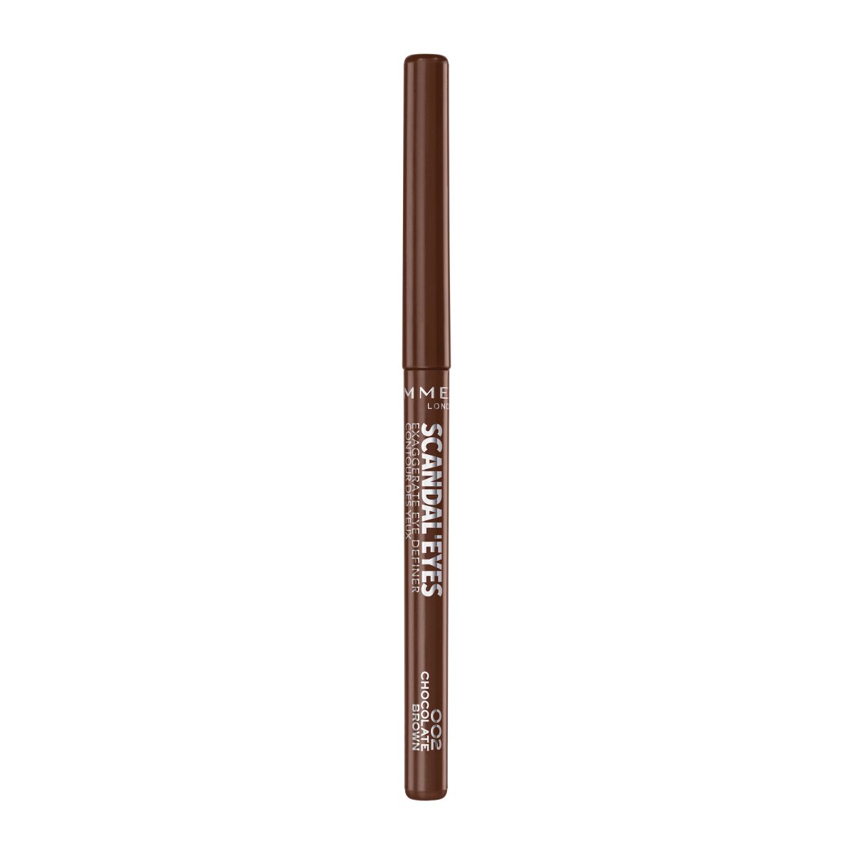 Rimmel Scandal’eyes Exaggerate wodoodporna miękka kredka do oczu 002 chocolate brown, 0,35 g
