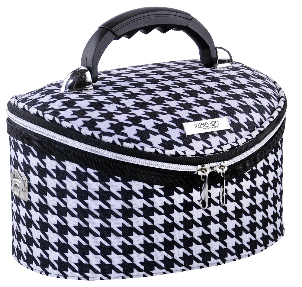 Inter Vion kufer kosmetyczny średni w pepitkę, 1 szt.