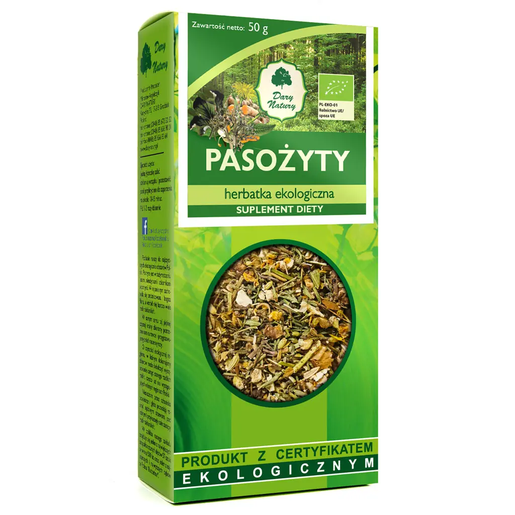 Herbatka EKO Pasożyty 50g (Dary Natury)