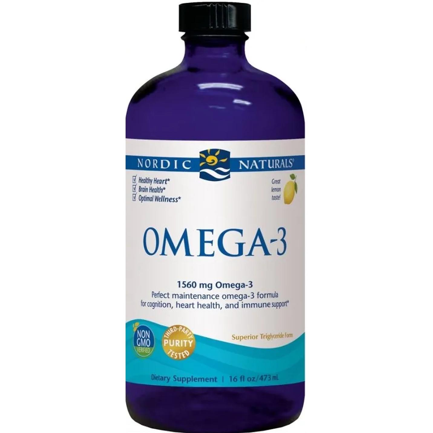 Nordic Naturals suplement diety Omega 3, 1560mg, Cytryna, 473 ml