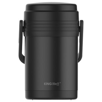Termos na jedzenie KINGHOFF KH-1396 Czarny 1500 ml