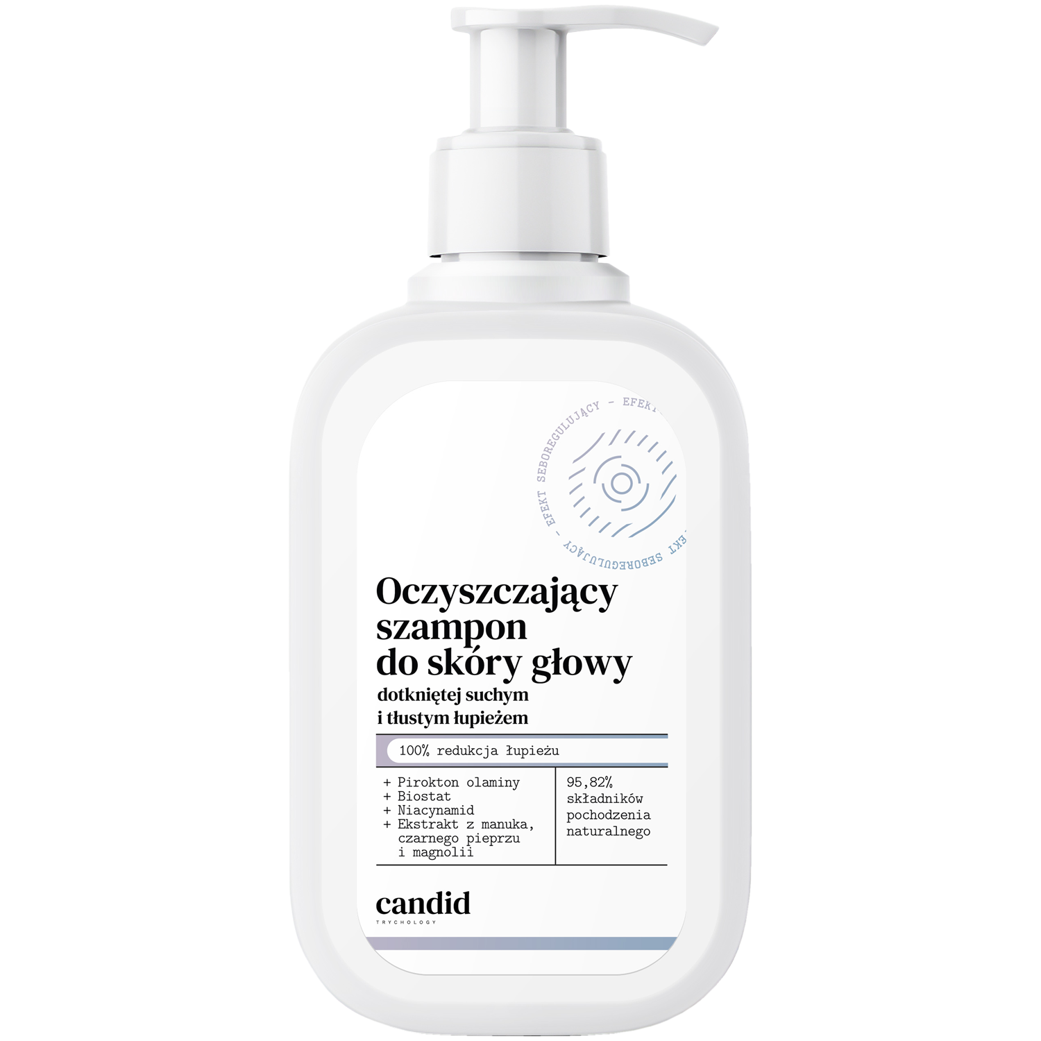 Candid Trycho oczyszczający szampon do skóry głowy dotkniętej łupieżem, 250 ml