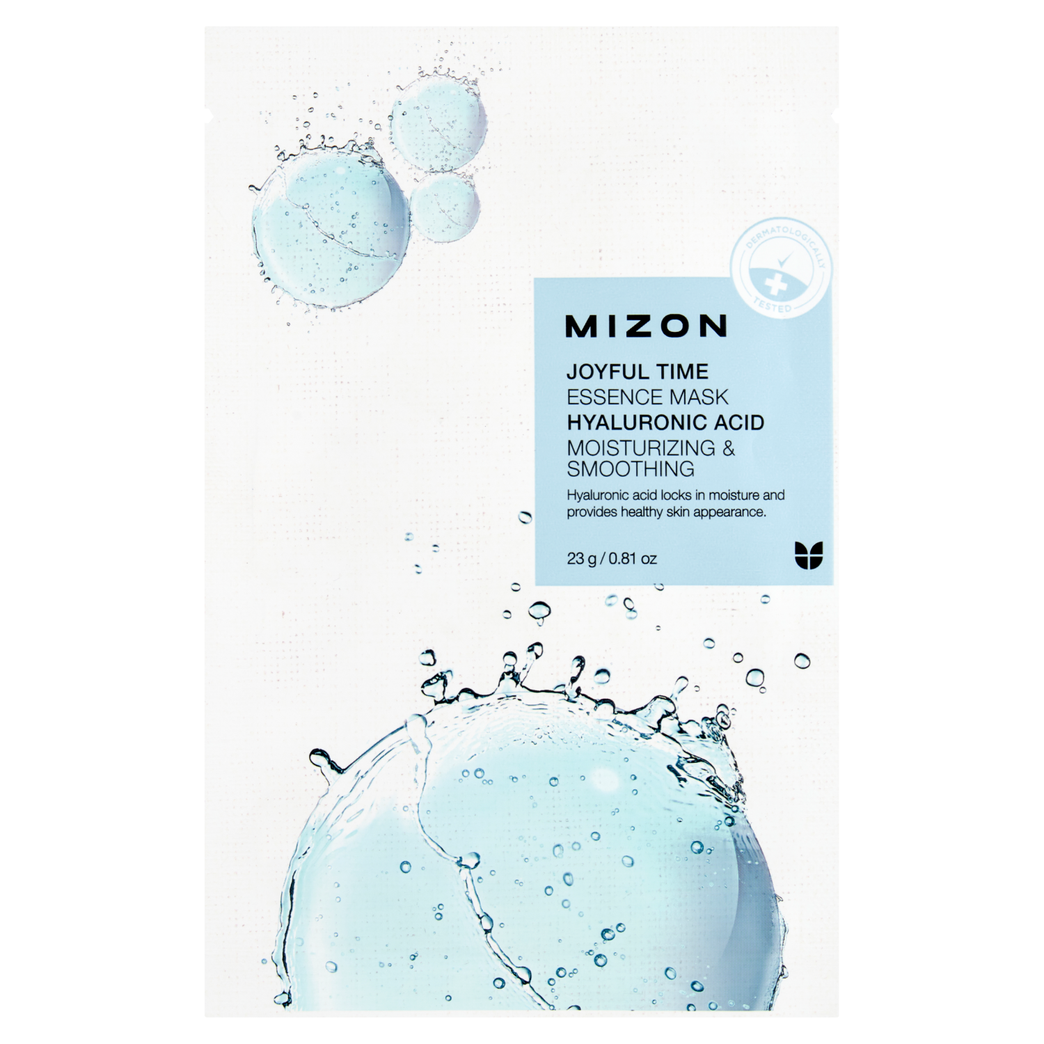 Mizon Joyful Time nawilżająca maska w płacie z kwasem hialuronowym, 23 g