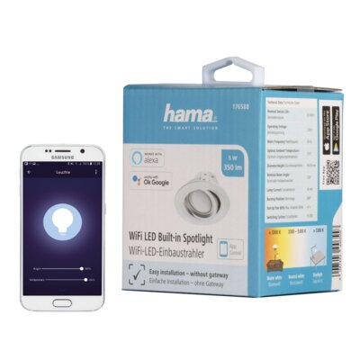 Oprawa dekoracyjna HAMA 176588 Biały WiFi