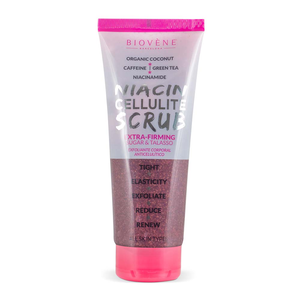 Biovene Niacin ujędrniający peeling do ciała kokos, 200 ml