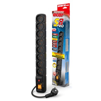 Listwa ACAR S8 Pro FA S8PCZ3M (3 m) Czarny