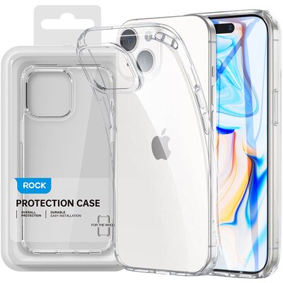 Etui ROCK Pure do Apple iPhone 15 Plus Przezroczysty