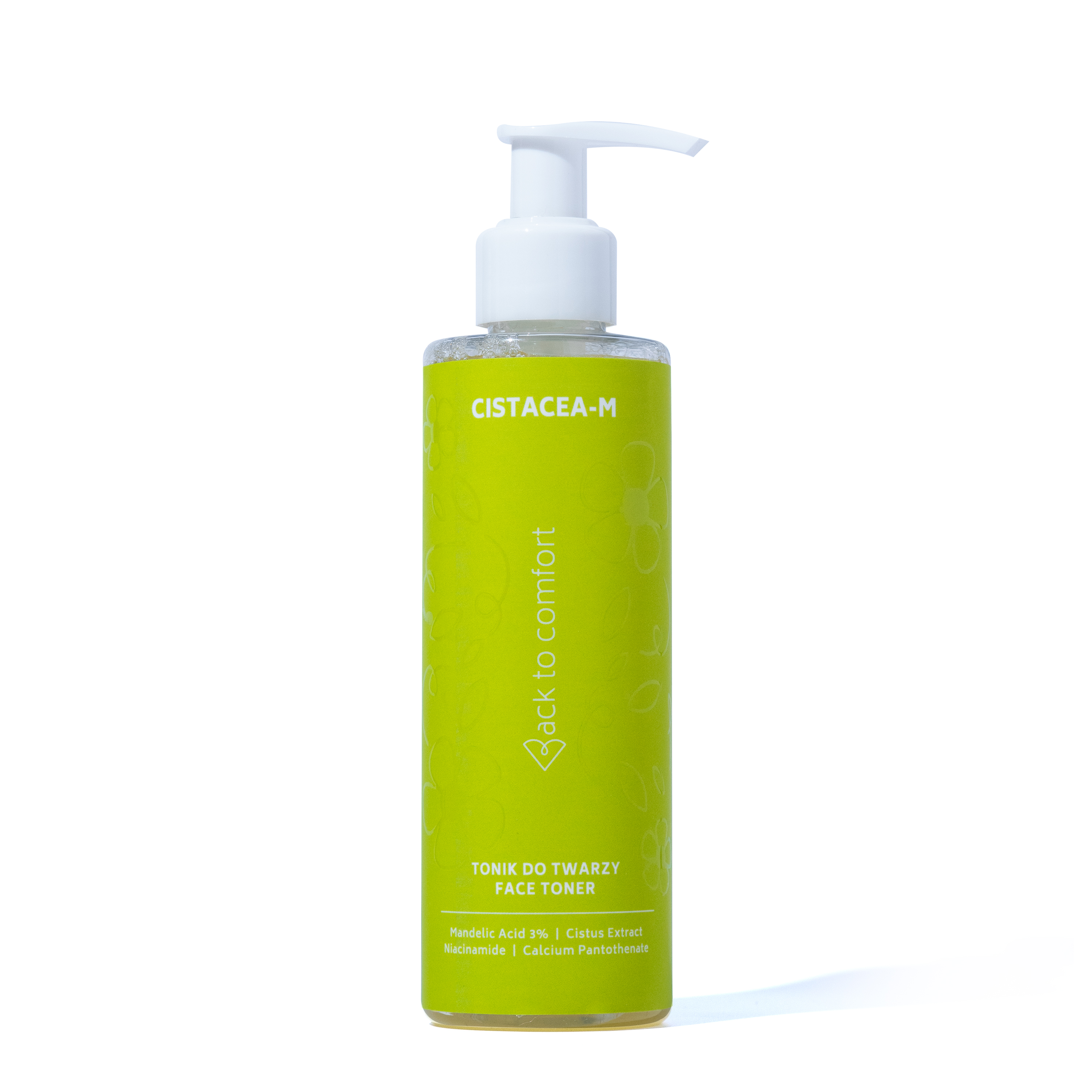 Back To Comfort Cistacea-M micelarny tonik do twarzy z kwasem migdałowym 3% i niacynamidem, 200 ml