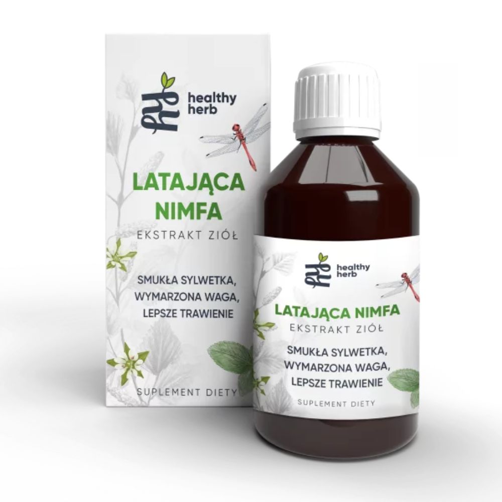 Healthy Herb Latająca nimfa suplement diety mix ekstraktów pomagający zredukować masę ciała, 250 ml
