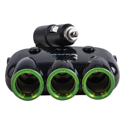 Rozdzielacz gniazda zapalniczki AWEI C-3S