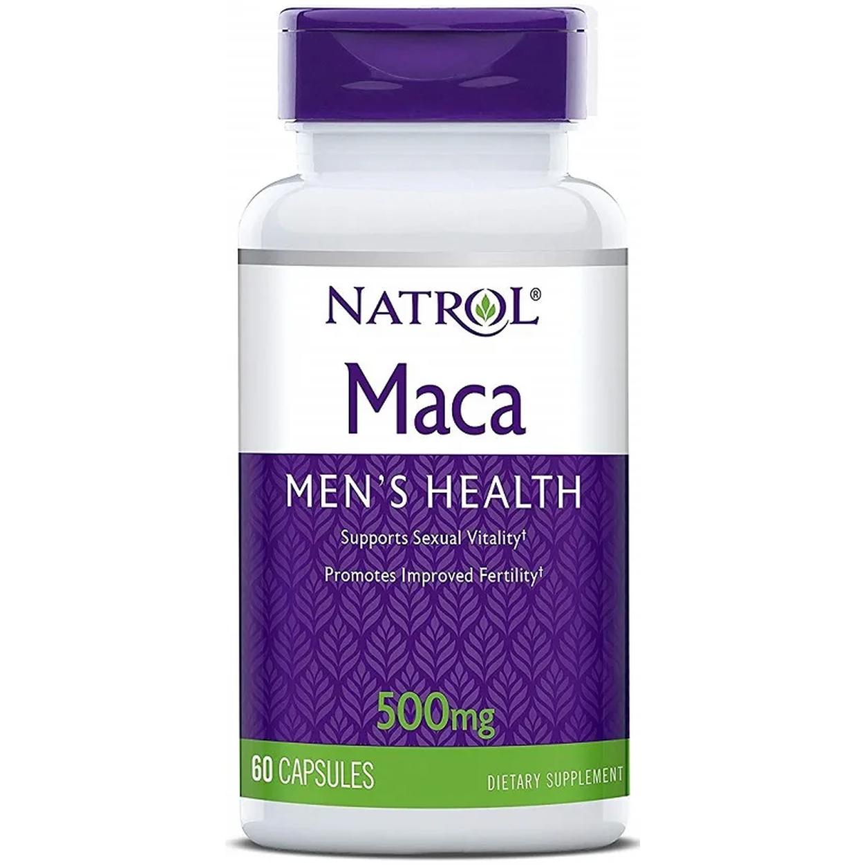 Natrol suplement diety Maca, 500mg, 60 kaps./1 opak.
