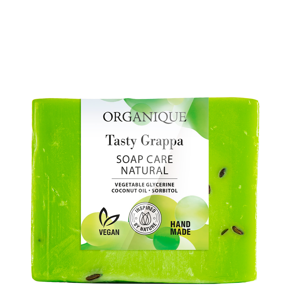 Organique Tasty Grappa mydło glicerynowe w kostce, 100 g