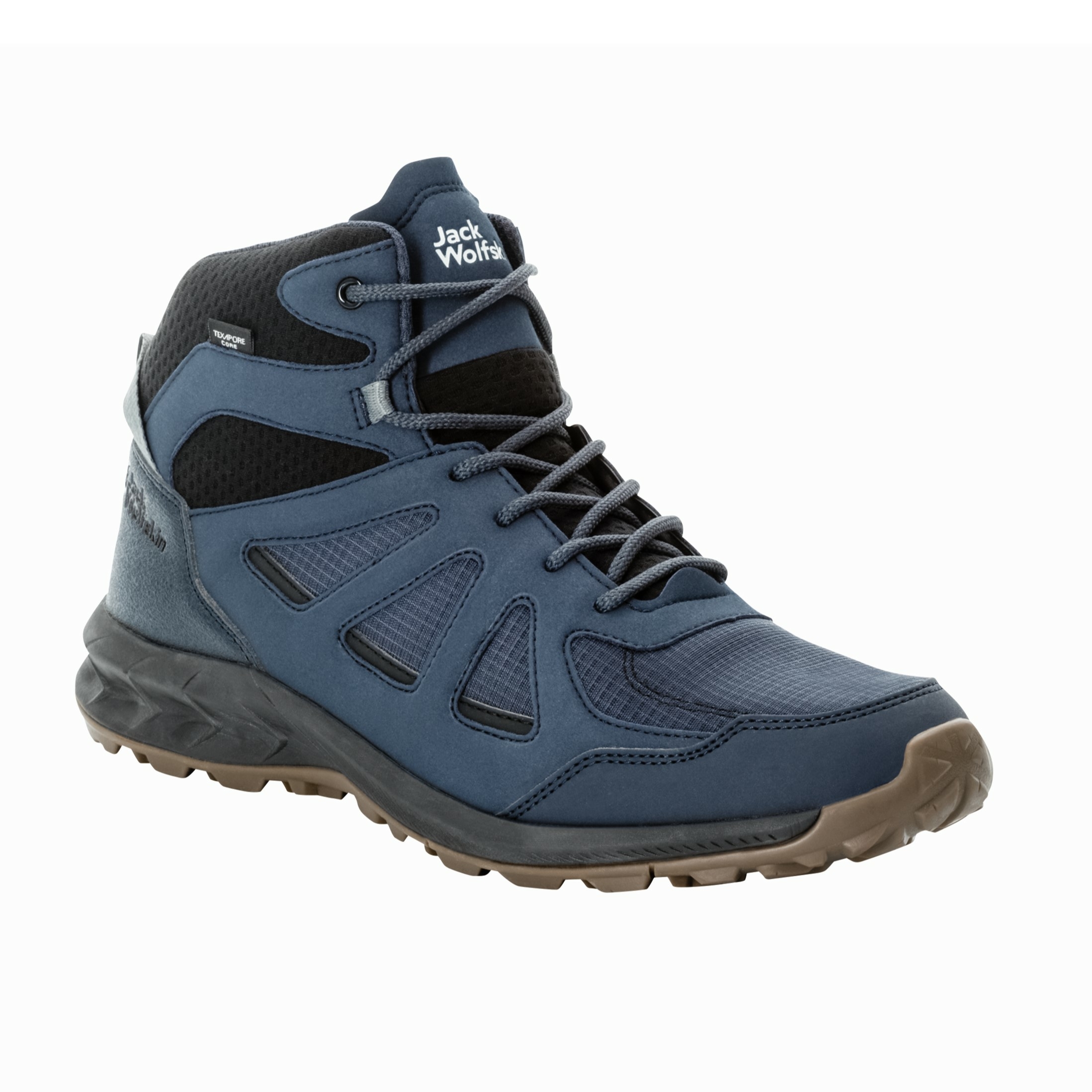 Buty męskie turystyczne Jack Wolfskin WOODLAND 2 TEXAPORE MID M night blue - 46