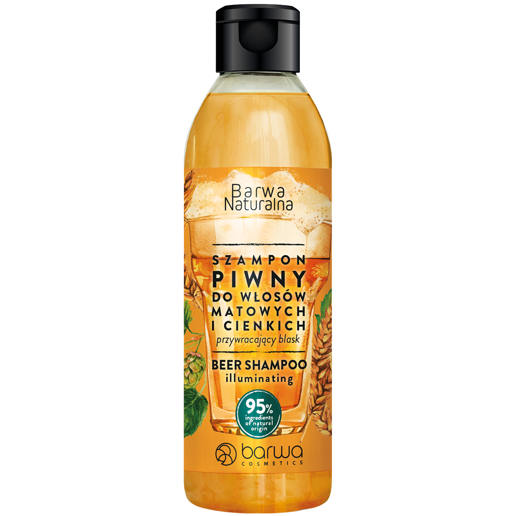 Barwa Naturalna szampon piwny do włosów matowych i cienkich, 300 ml