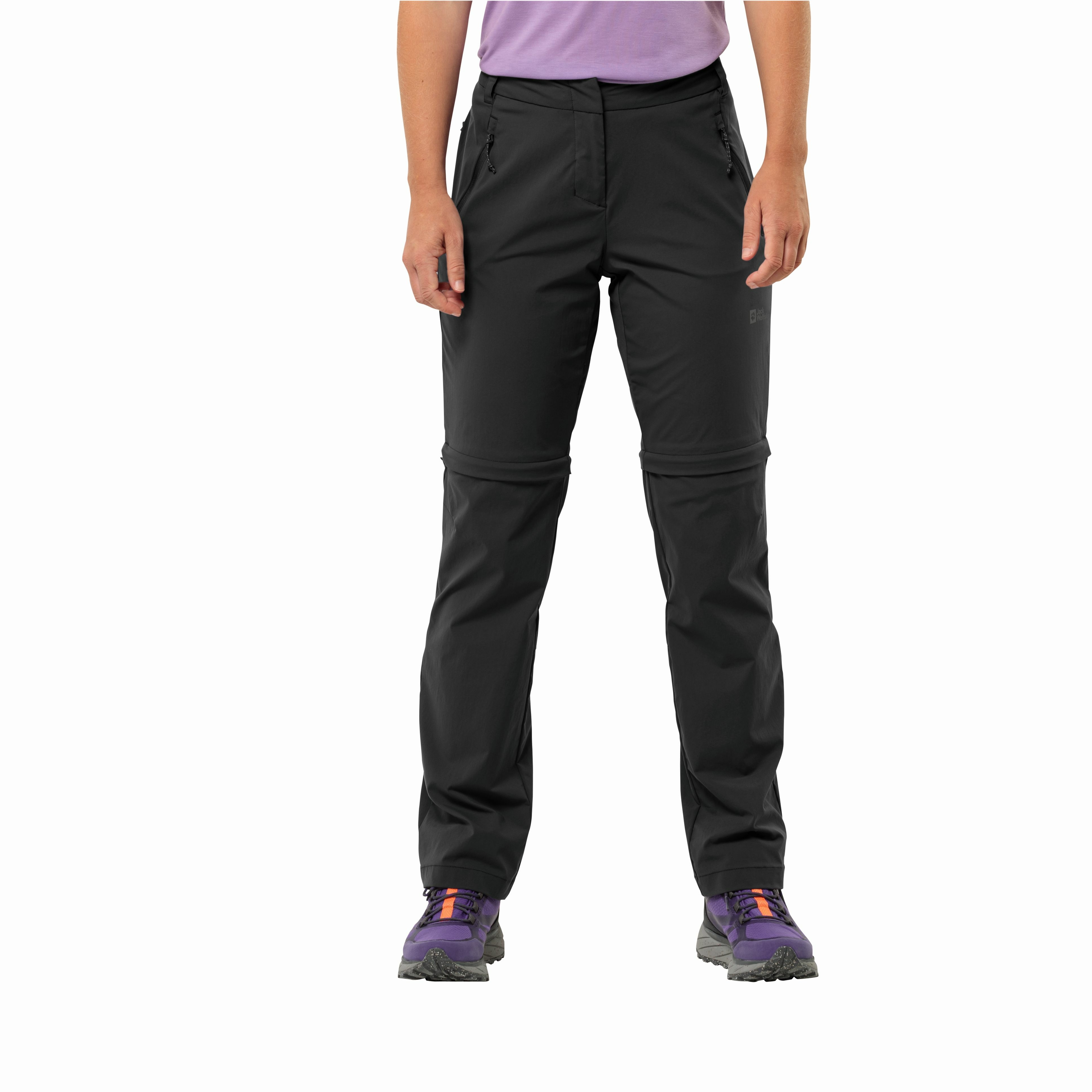 Damskie spodnie z odpinanymi nogawkami Jack Wolfskin GLASTAL ZIP OFF PANTS W black - 38S