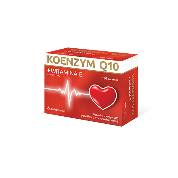Xenico Pharma Koenzym Q10 + witamina E suplement diety, 120 kaps./1 opak.