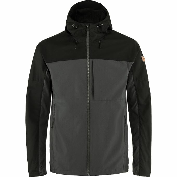 Kurtka Fjallraven Abisko Midsummer Jacket dark grey/black - S