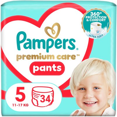 Pieluchomajtki PAMPERS Premium Care Pants 5 (34 szt.)
