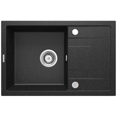 Zlewozmywak jednokomorowy DEANTE Corio ZRC 2113 Grafitowy 44x67