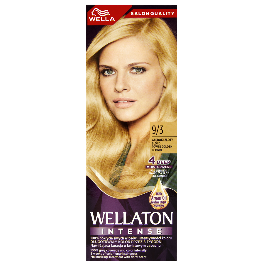 Wella Wellaton Intense farba do włosów 9/3 głęboki złoty blond, 1 opak.