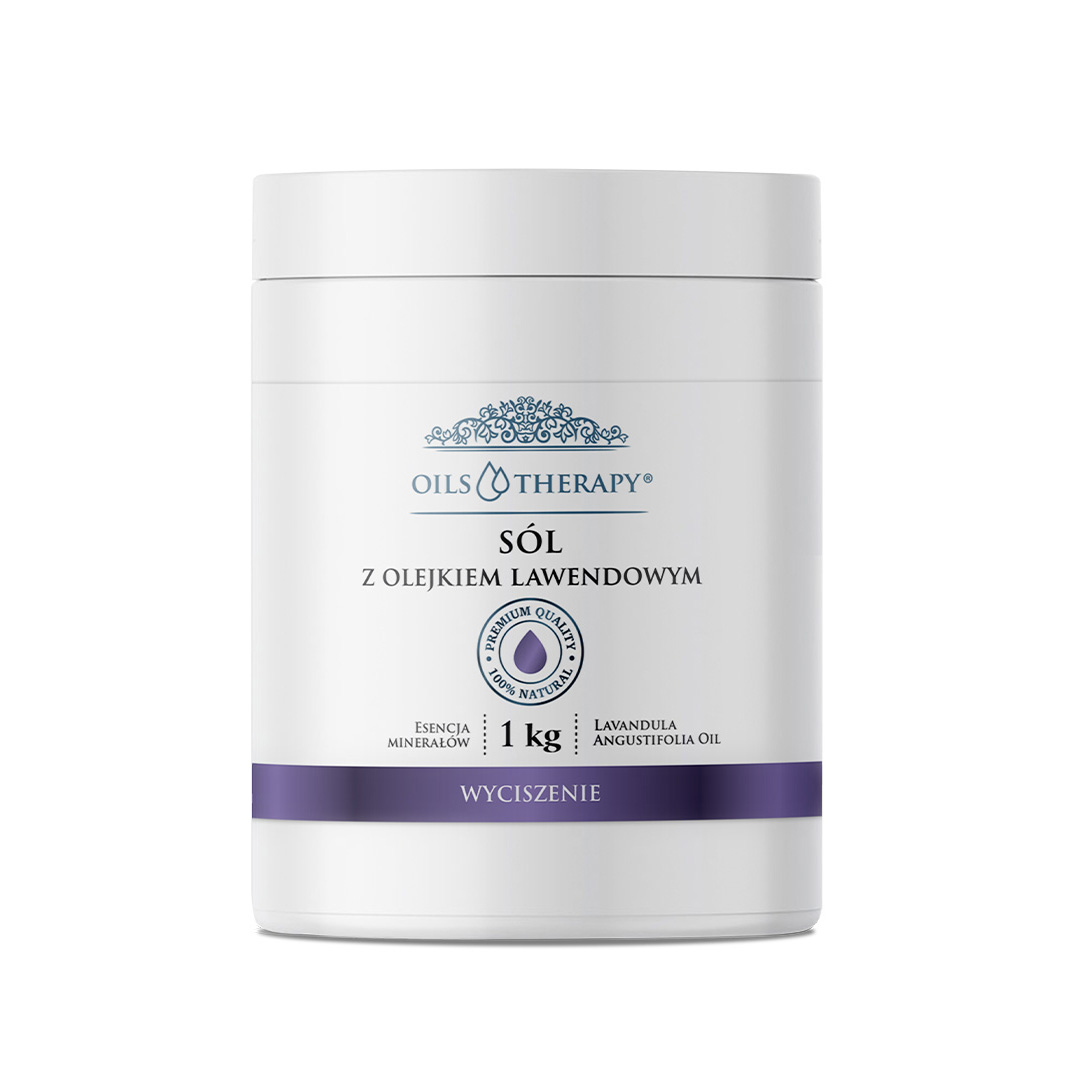Optima Natura sól  do kąpieli z olejkiem z lawendy Wyciszenie, 1 kg