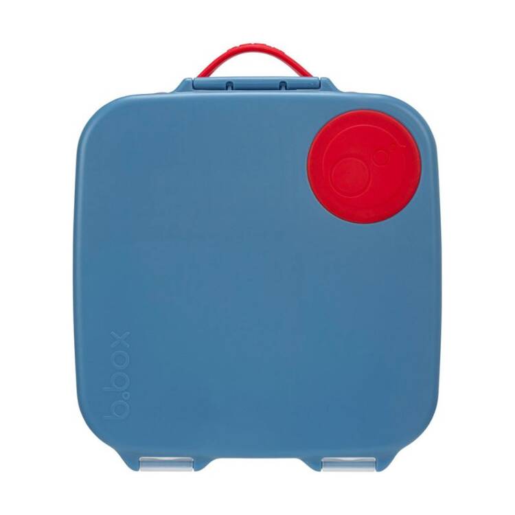 B.box lunchbox dla dzieci do szkoły - szczelna śniadaniówka z przegródkami i wkładem chłodzącym blue blaze, 1 szt.