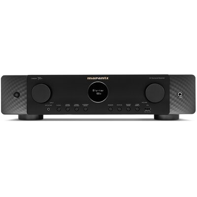 Amplituner MARANTZ Cinema 70s Czarny 7.2-kanałowy, Slim, 8K, DTS:X, BT, Wi-Fi, AirPlay2, Multiroom HEOS, Spotify