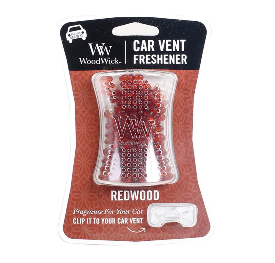 WoodWick - Odświeżacz do samochodu Redwood