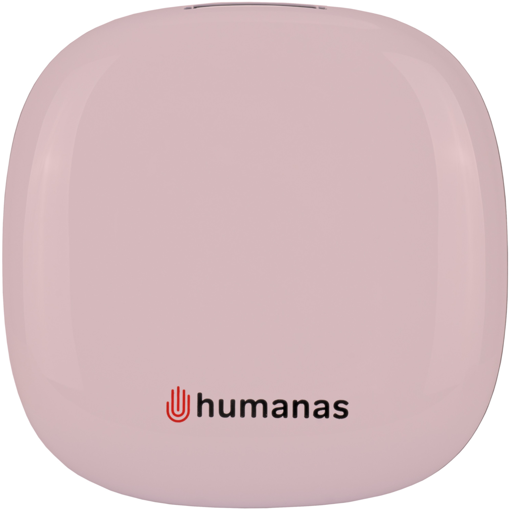 Humanas HS-PM01 lusterko kosmetyczne z podświetleniem LED, różowe, 1 szt.