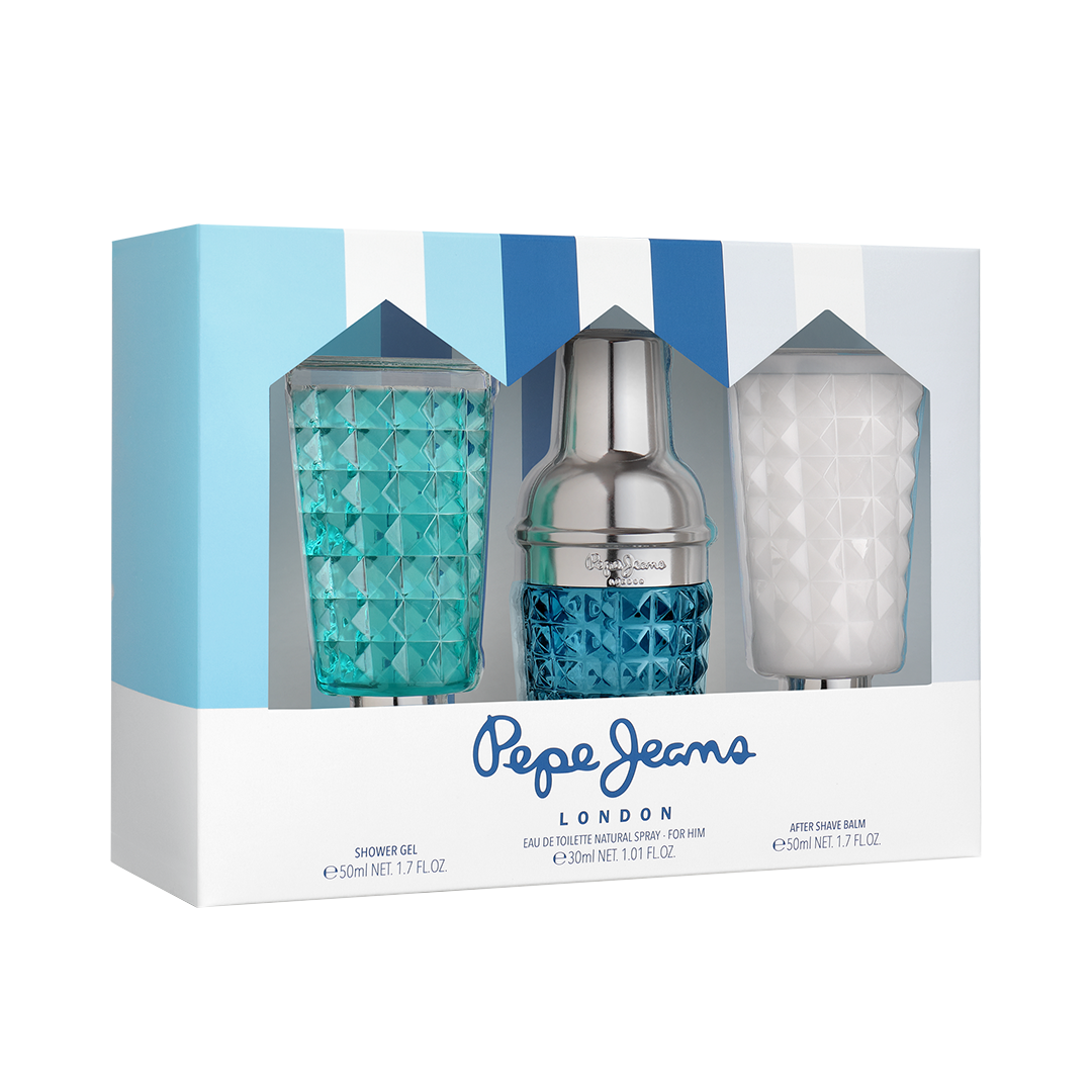 Pepe Jeans zestaw: woda toaletowa męska, 30 ml + żel pod prysznic, 50 ml + krem po goleniu, 50 ml