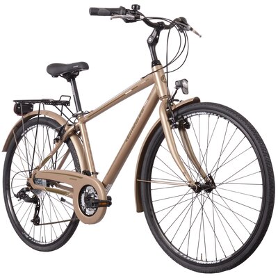 Rower trekkingowy LOMBARDO Mirafiori 270 M19 28 cali męski Brązowy mat